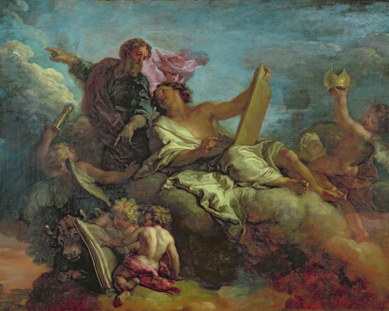 Aziz Paul Komutanlığı Aziz Luke by Charles de la Fosse