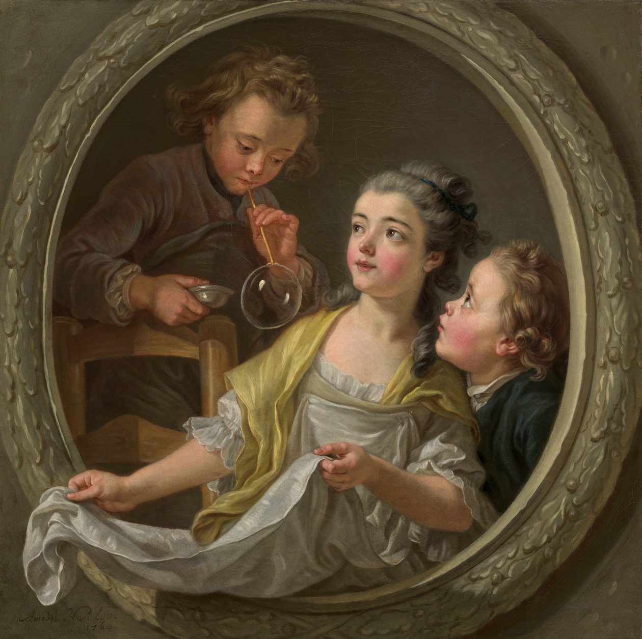 Sabun Köpükleri by Charles-Amedee-Philippe van Loo