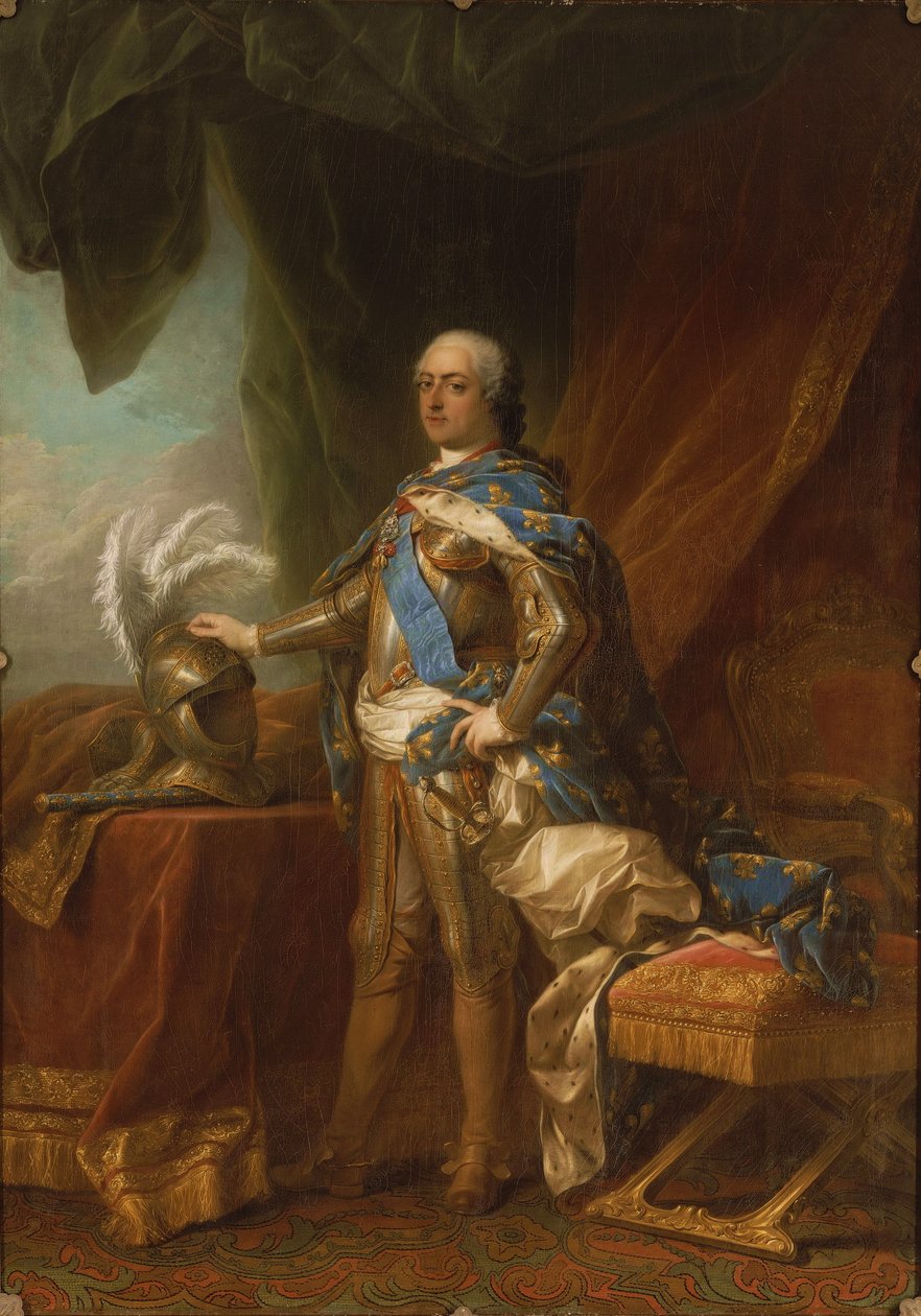 Zırhlı Louis XV by Charles André van Loo