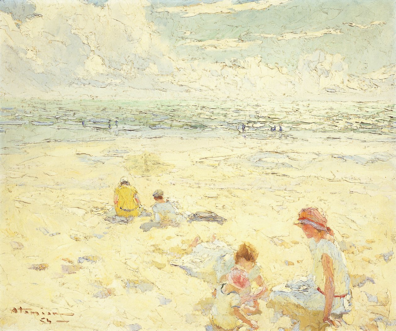 Sahil; La Plage by Charles Garabed Atamian