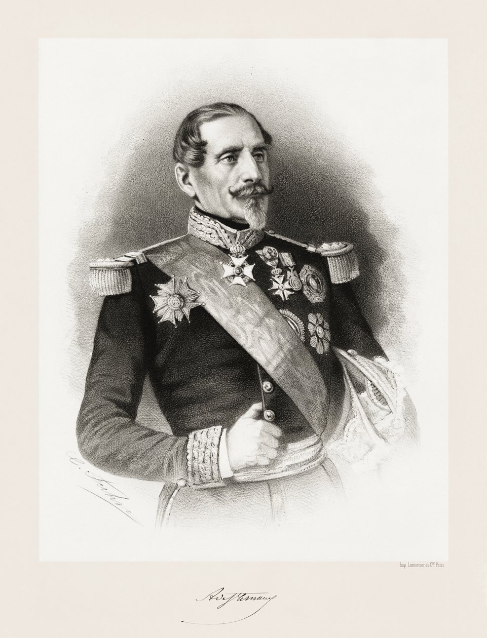 Armand Jacques Achille Leroy de Saint Arnaud, 1865-66 by Charles Jeremie Fuhr