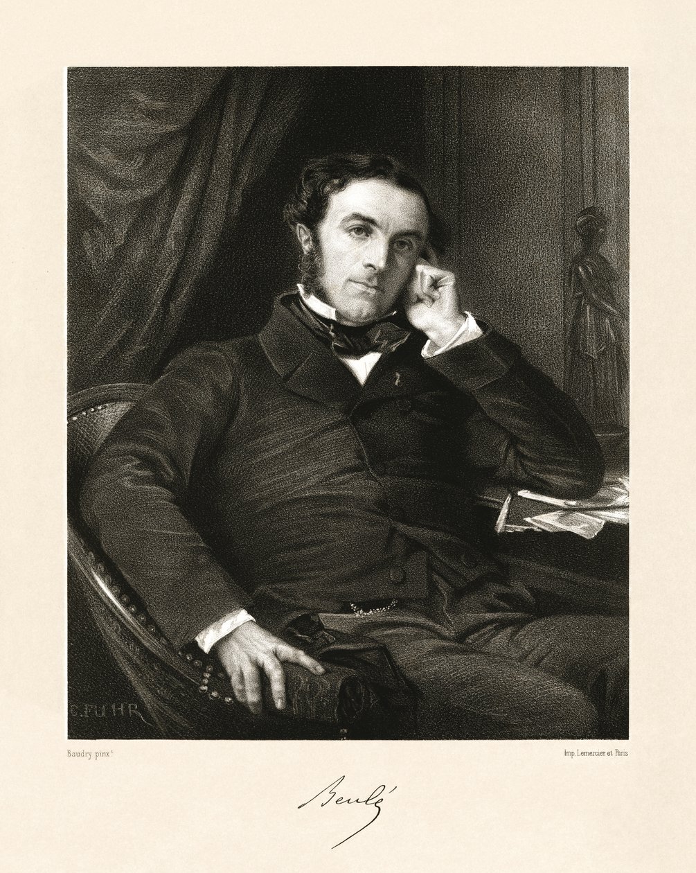 Charles Beulé, 1865-66 by Charles Jeremie Fuhr