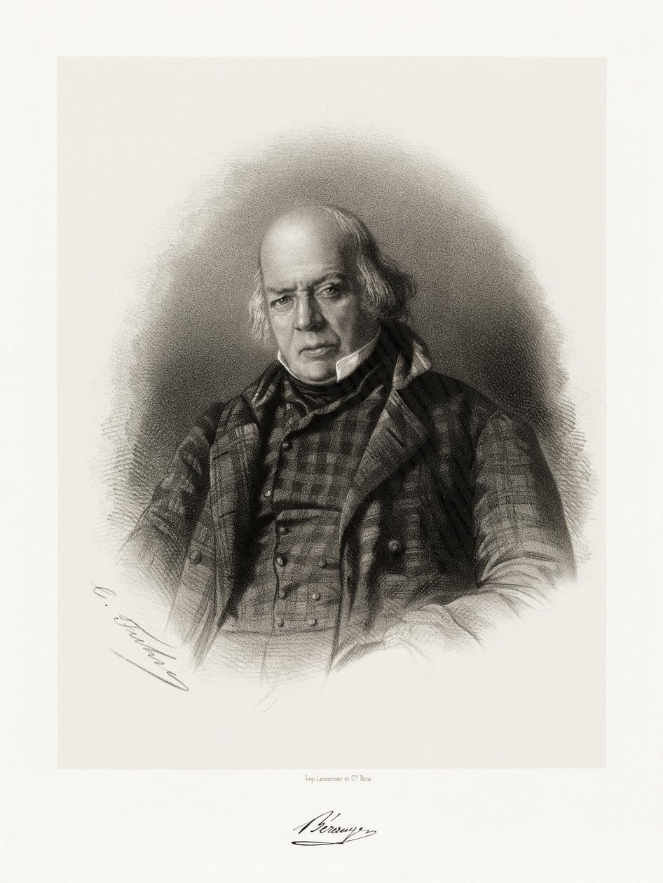 Pierre Jean de Béranger, 1865-66 by Charles Jeremie Fuhr