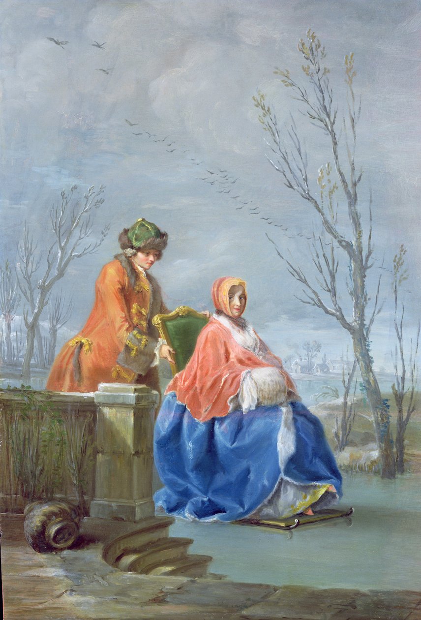 Kış by Charles-Joseph Flipart