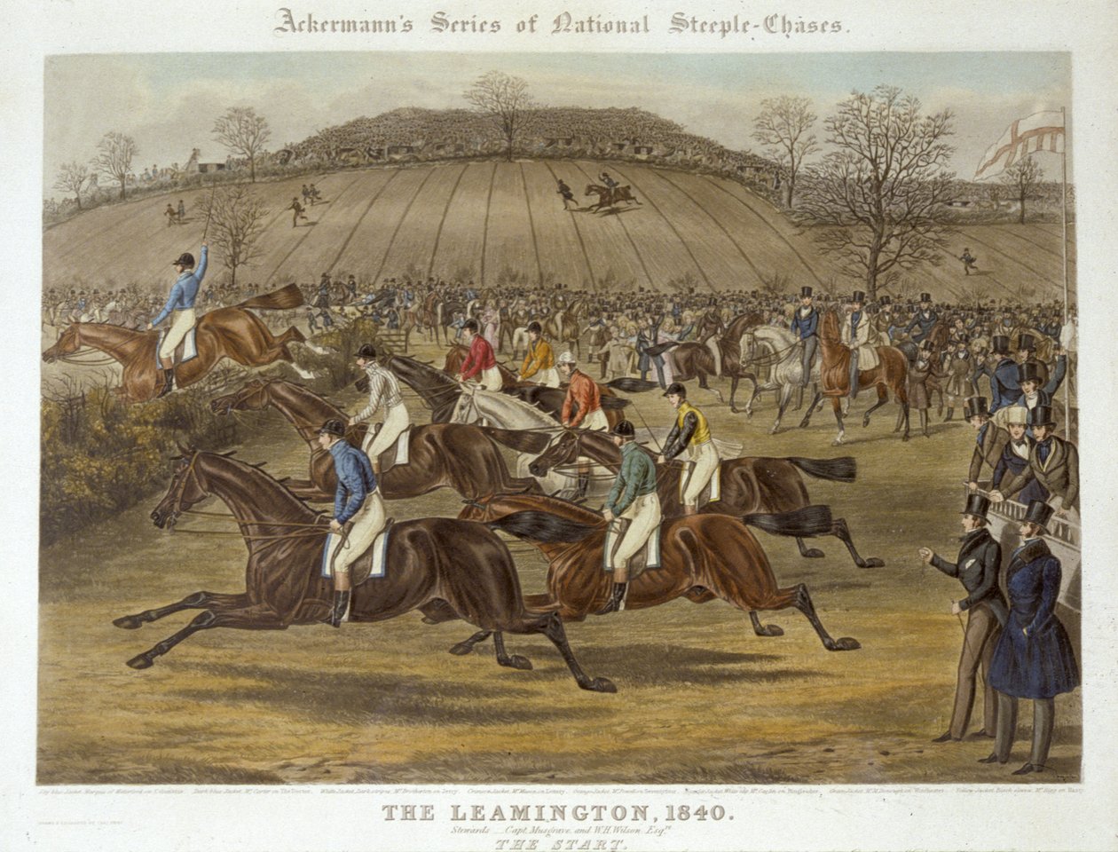 The Leamington, 20 Ekim 1840: Başlangıç (renkli taş) by Charles Hunt