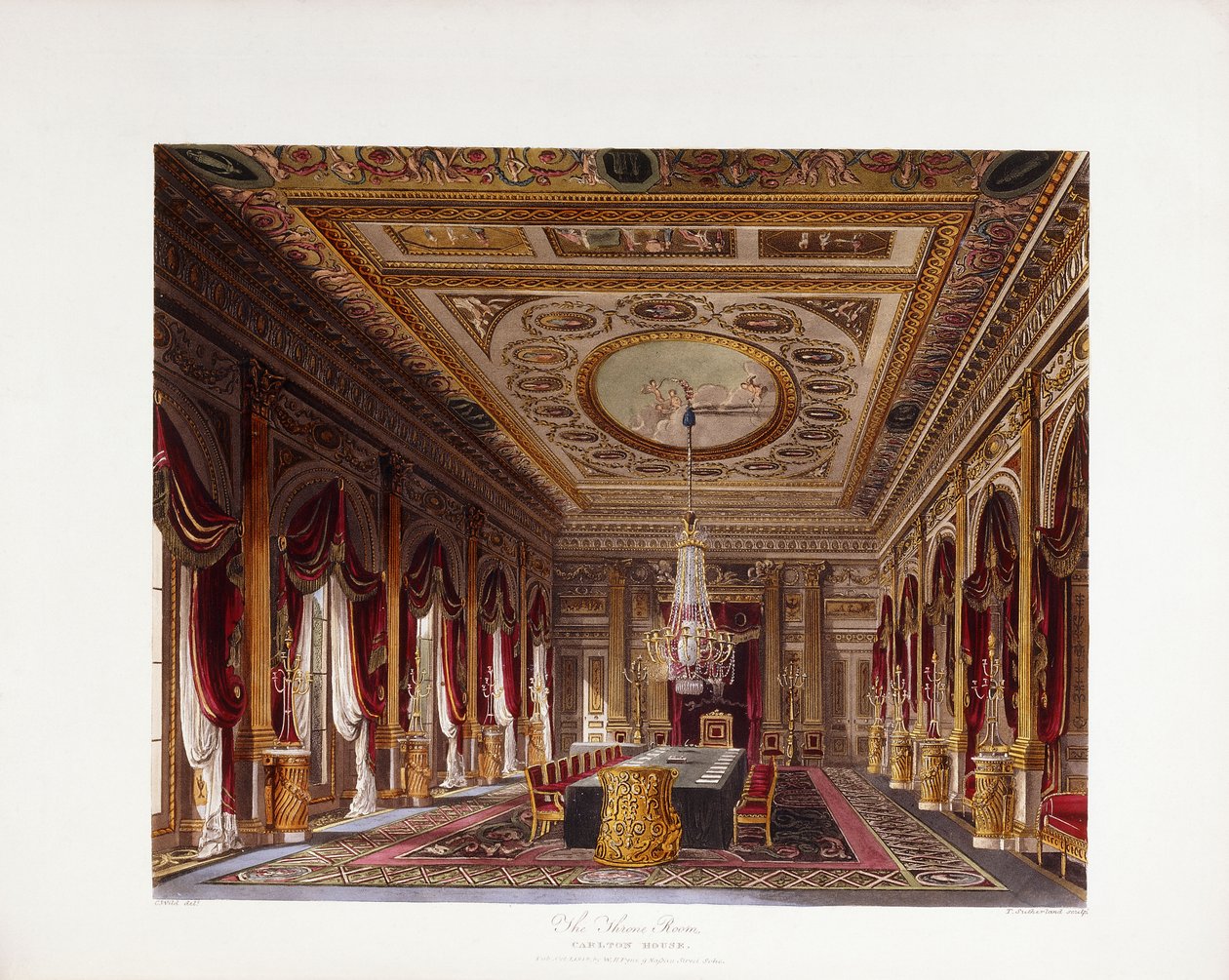 Taht Odası, Carlton Evi by Charles (after) Wild