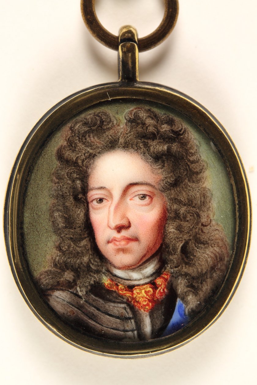 William III (parşömen üzerine suluboya) by Charles (attr.to) Boit