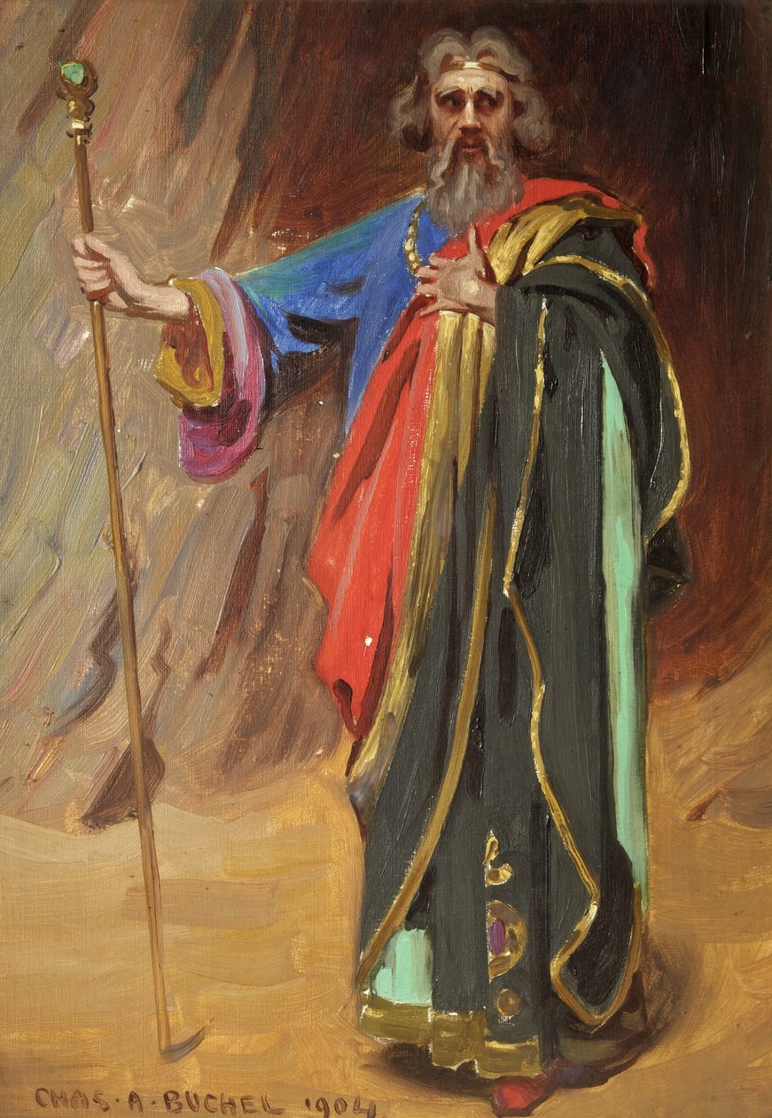 Prospero olarak Lyn Harding by Charles A. Buchel