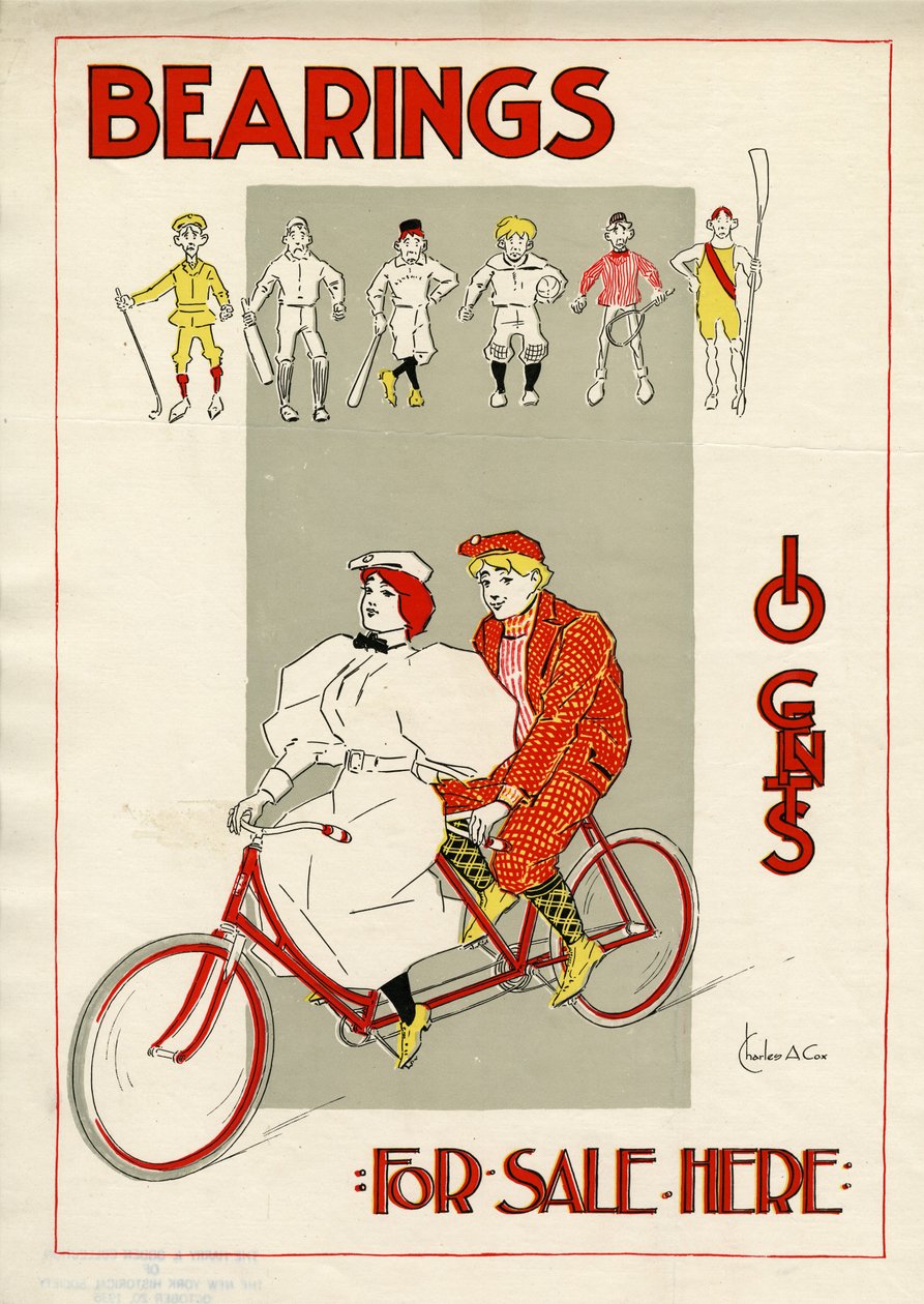 Rulmanlar, 10 Sent, Burada Satılık, 1896 yazdır by Charles A. Cox