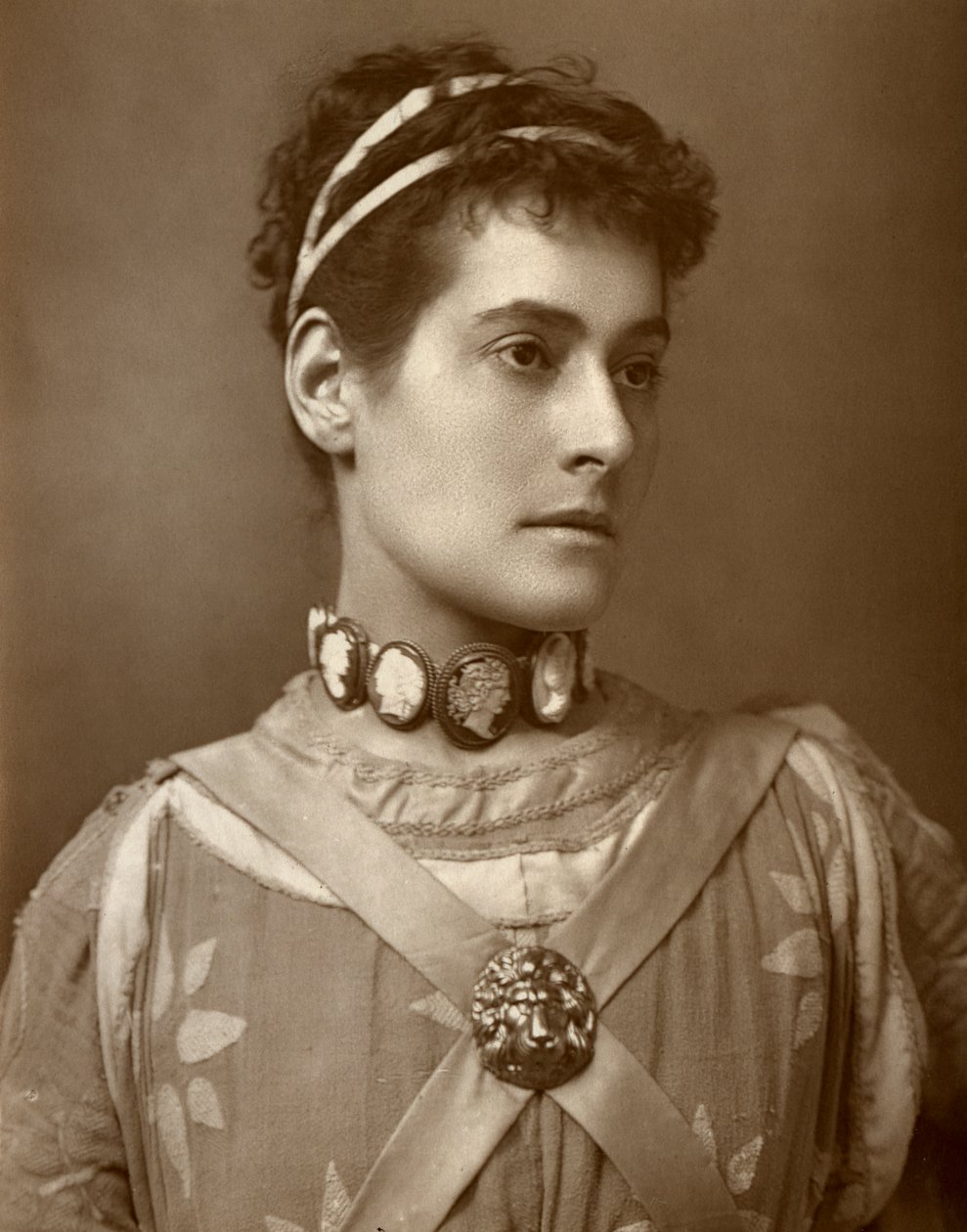 Myra Holme, İngiliz aktris, 1884 by Charles A. Long