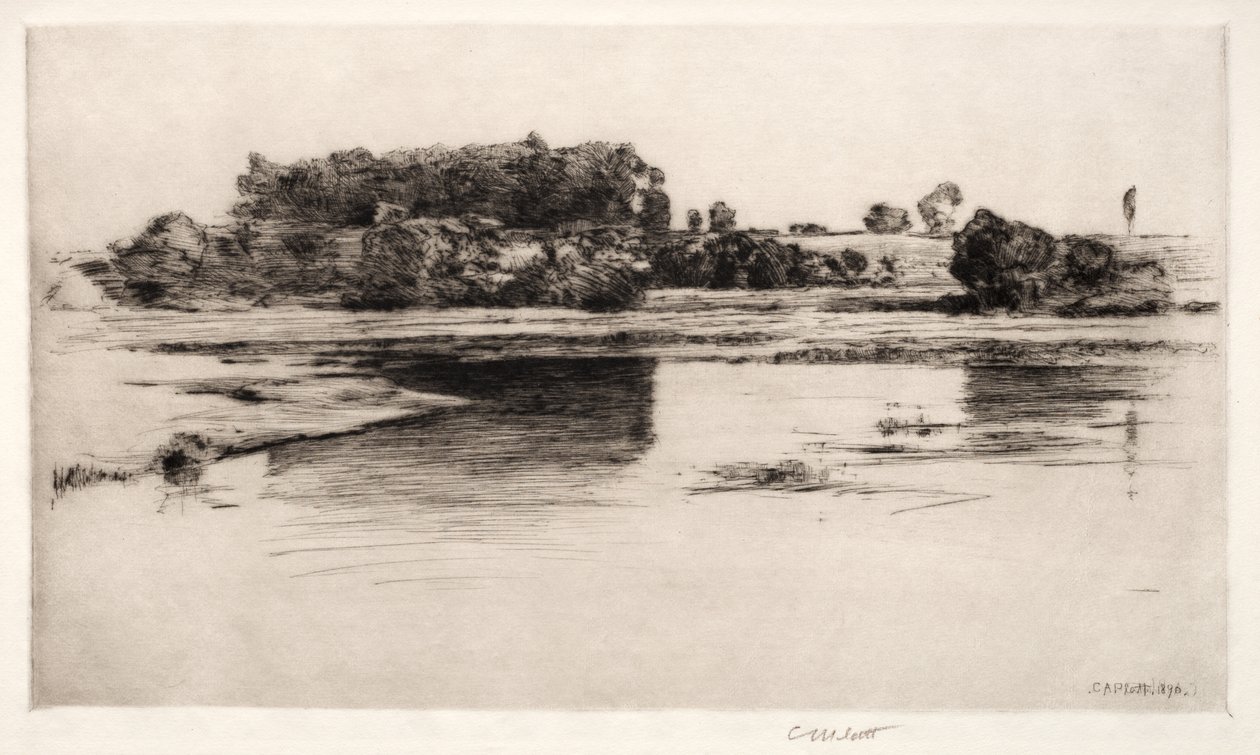 Charles Nehri, 1890. by Charles Adams Platt