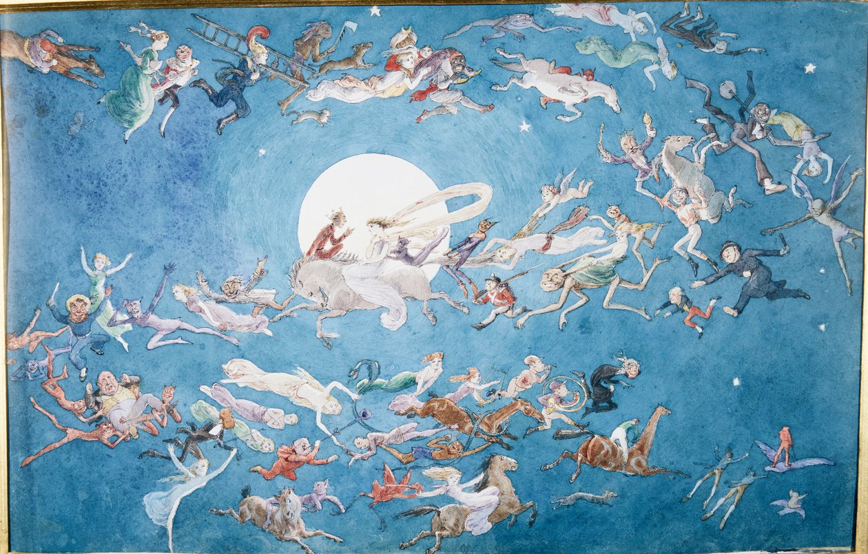 Ayın Etrafında Bir Dans by Charles Altamont Doyle
