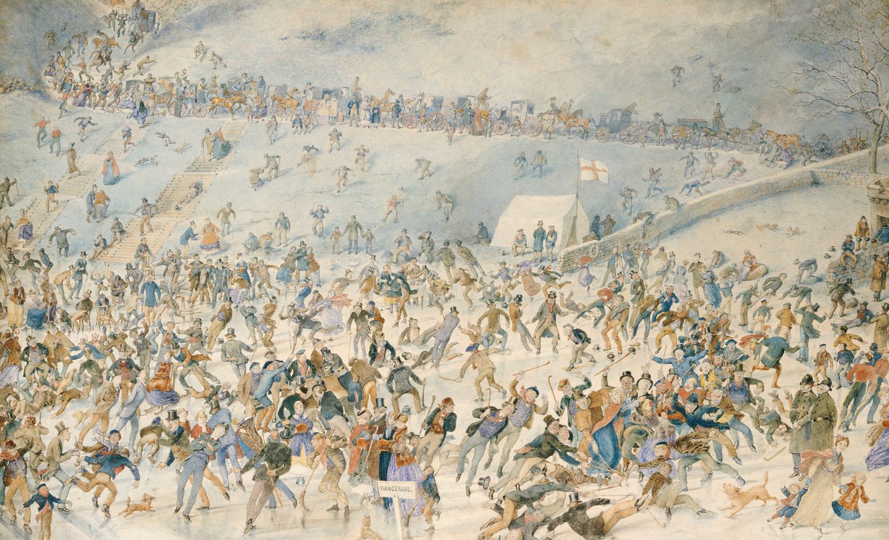 Figürler Buz Pateni, 1876 by Charles Altamont Doyle