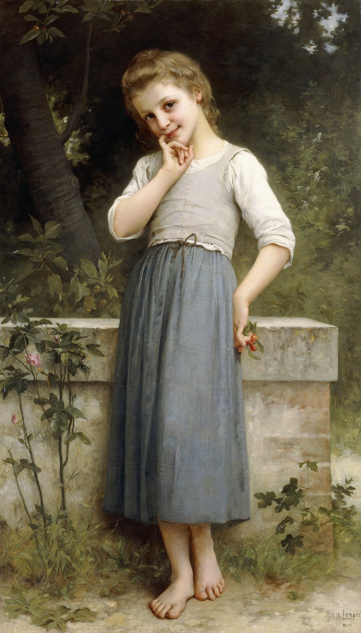 Kiraz Toplayıcı, 1900 by Charles Amable Lenoir