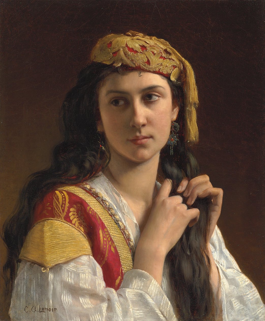 genç yunan kızı by Charles Amable Lenoir