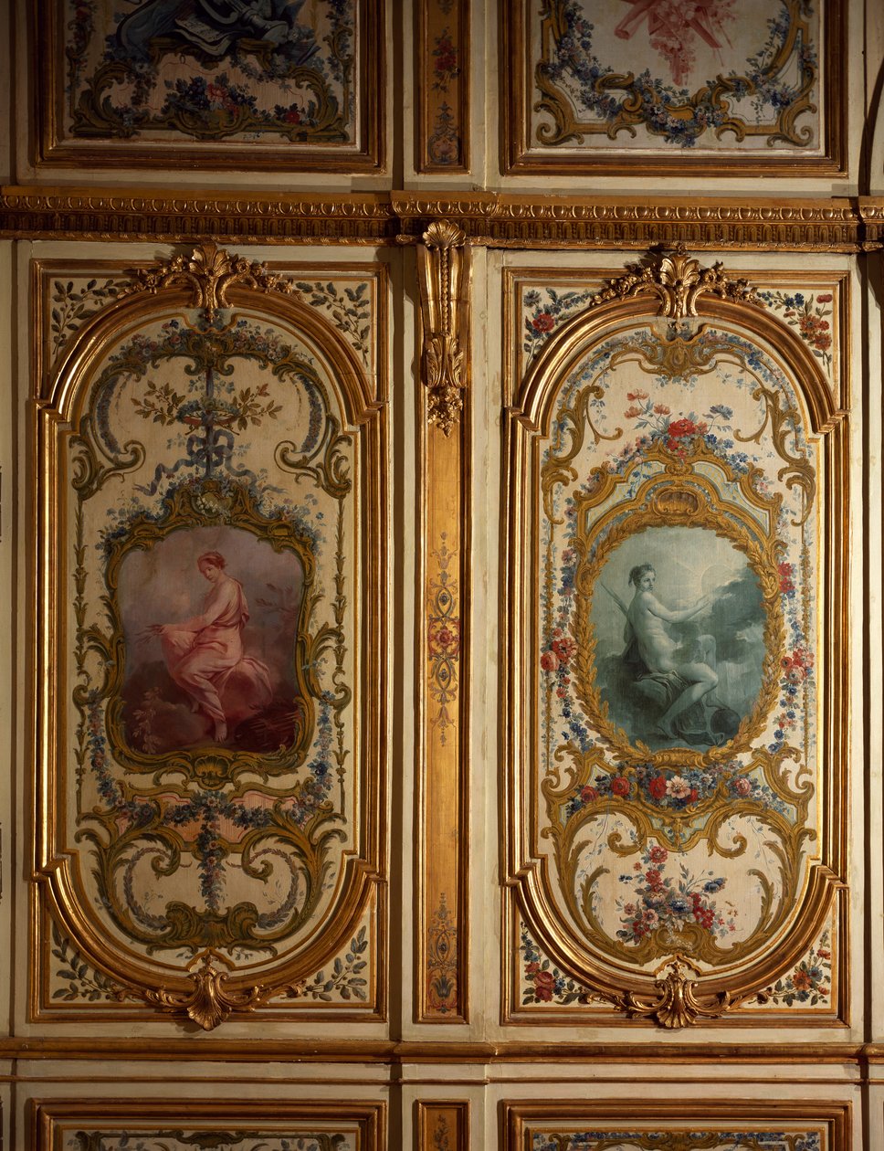 Charles-Andre Van Loo (1684-1745), Chateau de Fontainebleau, Fransa tarafından boyanmış panel by Charles André van Loo