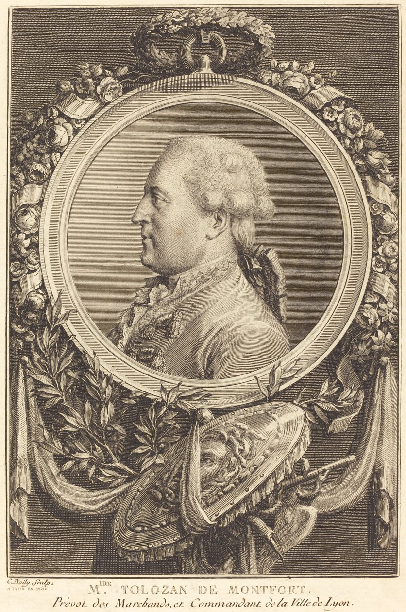 Toulouse de Montfort by Charles Ange Boily