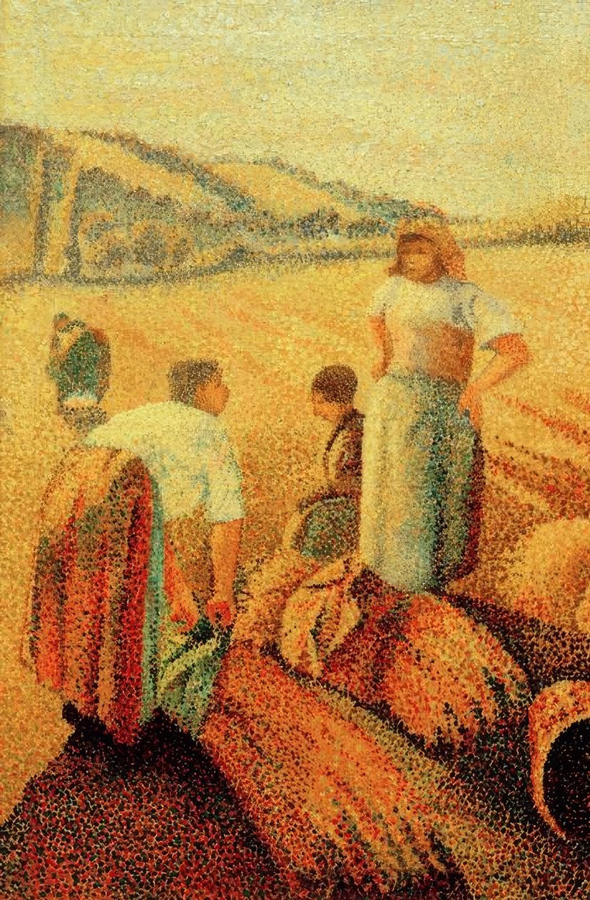 tarlalarda by Charles Angrand