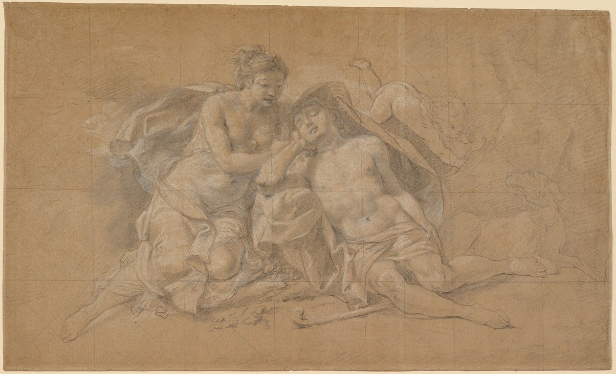 Diana ve Endymion by Charles Antoine Coypel