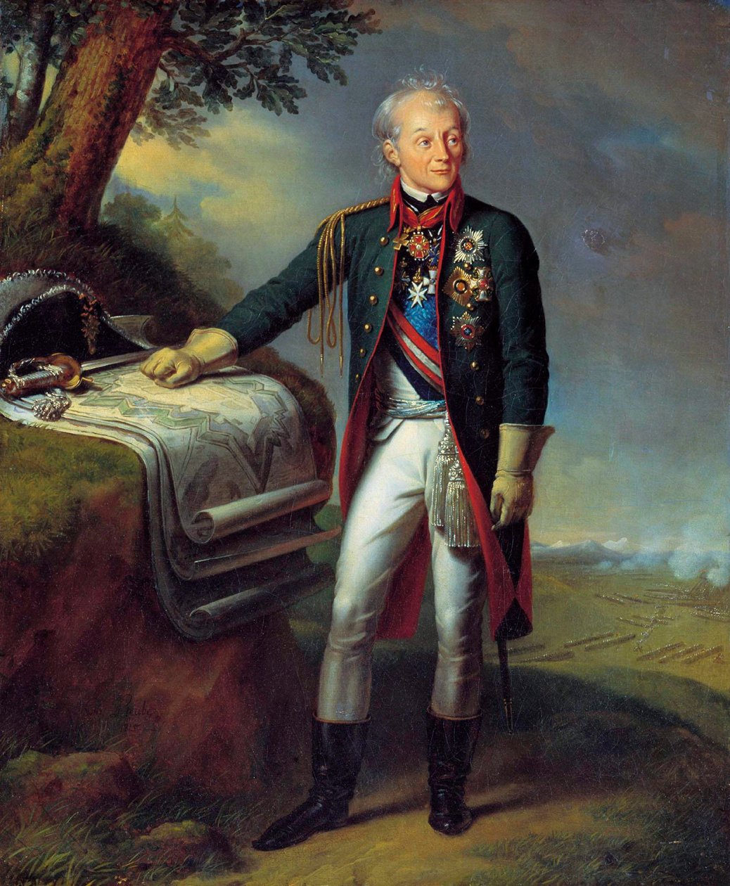 Mareşal Generalissimo Prens Alexander Suvorov, Rus askeri, 1815. by Charles Auguste Guillaume Steuben