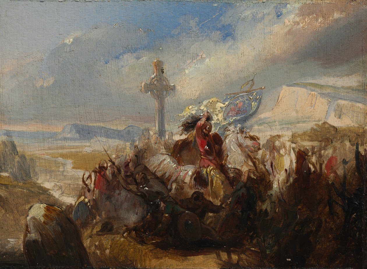 Poitiers Muharebesi, 25 Ekim 732 by Charles Auguste Steuben