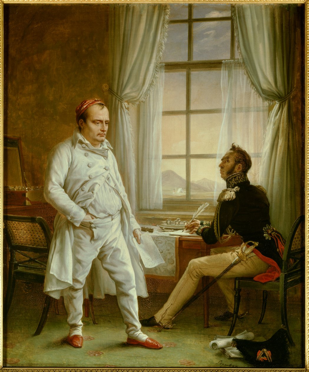 Napolyon, anıtlarını General Gourgaud