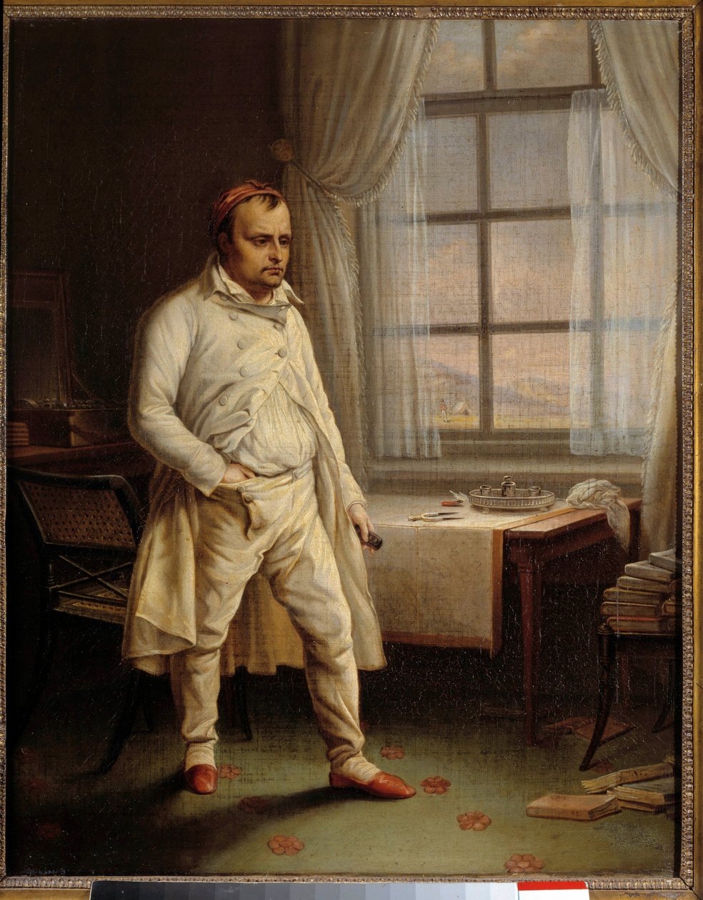 Napolyon I (1769-1821) bir Sainte Helene portresi Longwood