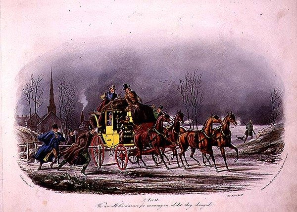 "A Frost", R.G. Reeve (fl.1811-37) pub. Thomas McLean tarafından by Charles B. (after) Newhouse