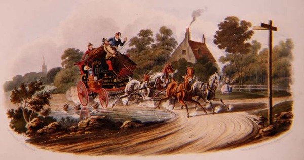 R.G. tarafından kazınmış "Bir Alarm Nedeni". Reeve (fl.1811-37) pub. Thomas McLean tarafından by Charles B. (after) Newhouse