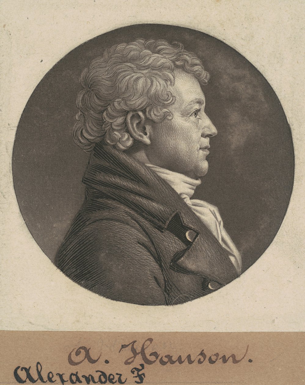 Alexander Contee Hanson by Charles B. J. Févret de Saint Mémin
