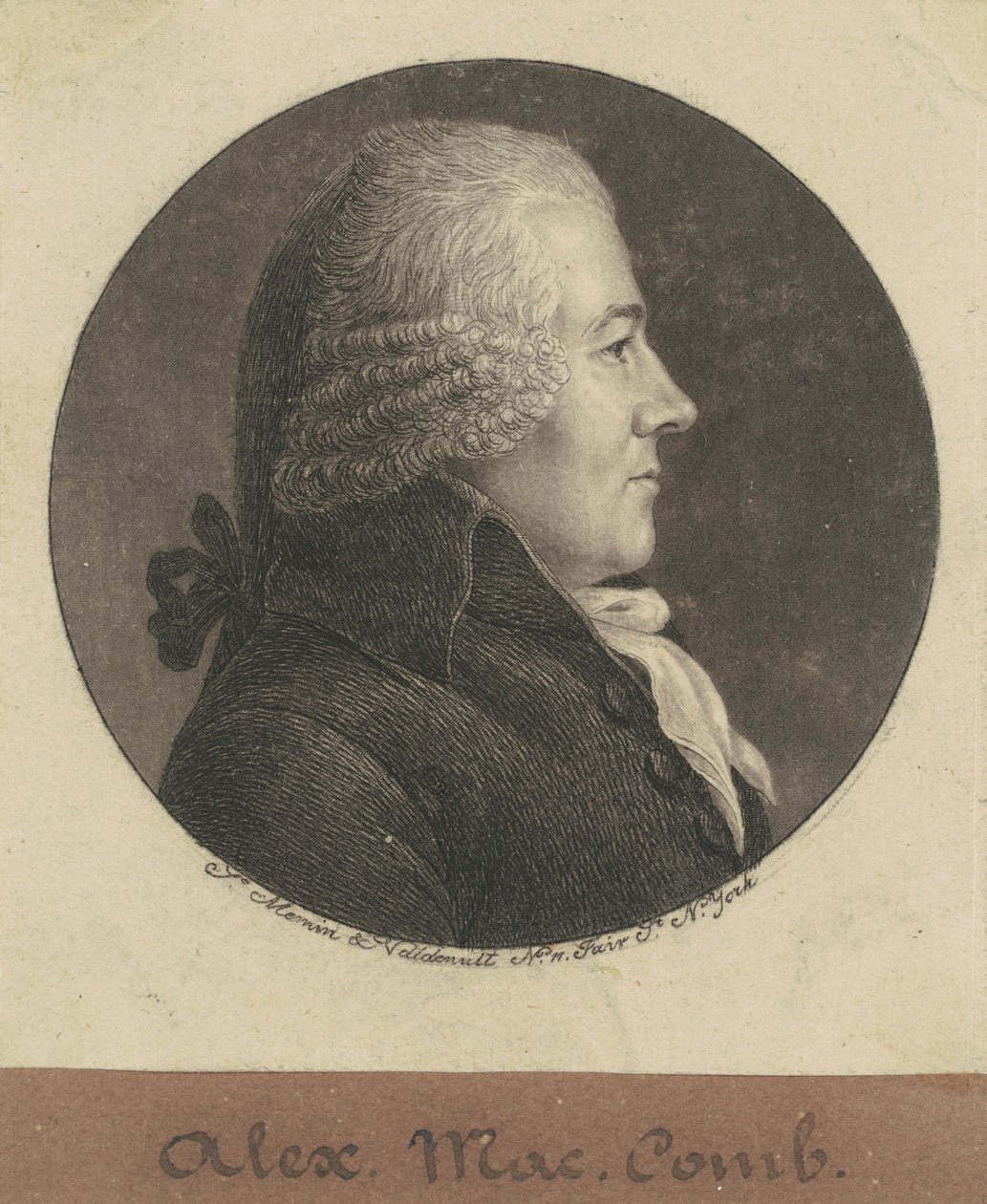 Alexander Macomb by Charles B. J. Févret de Saint Mémin
