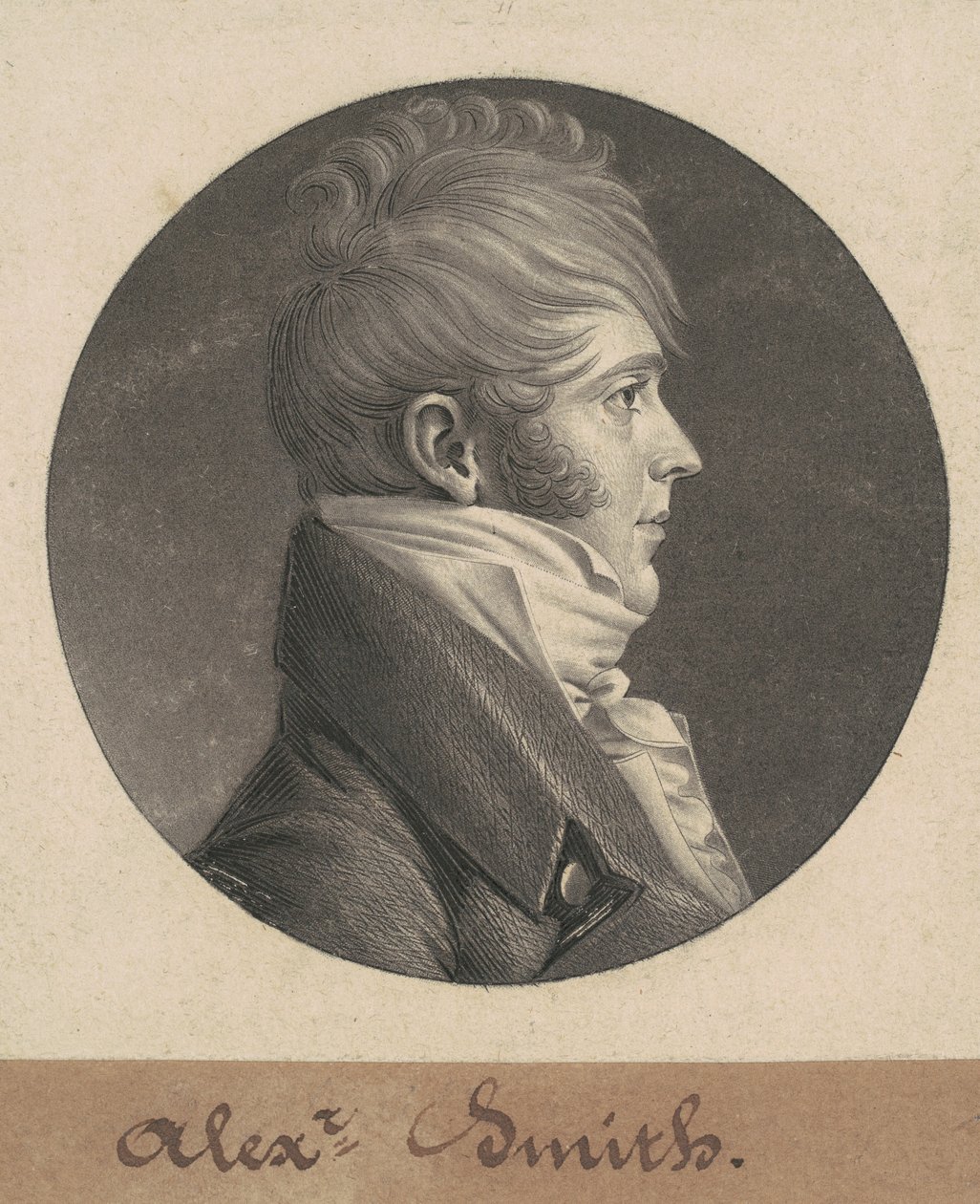 Alexander Smith by Charles B. J. Févret de Saint Mémin