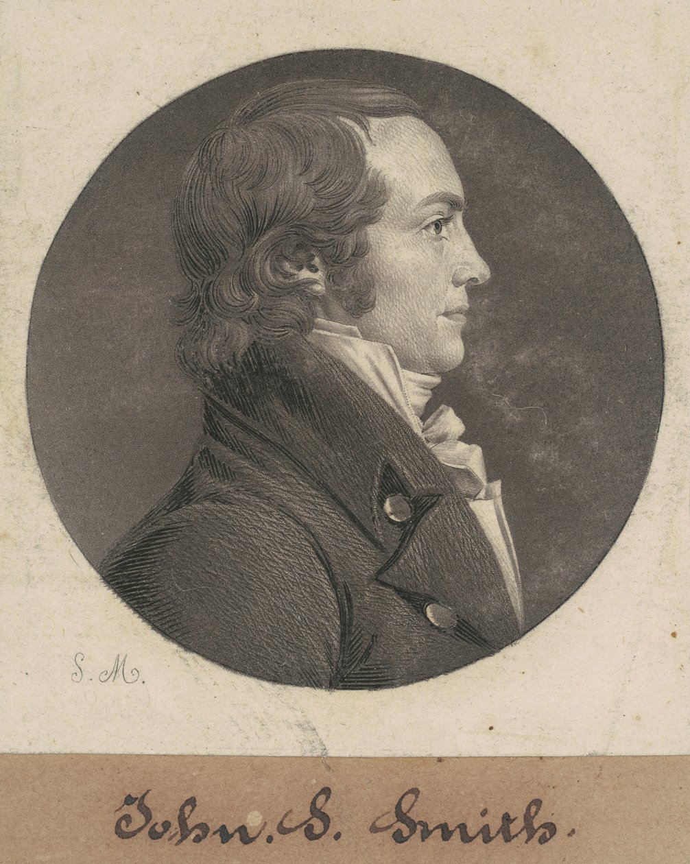 Alexander Smith by Charles B. J. Févret de Saint Mémin