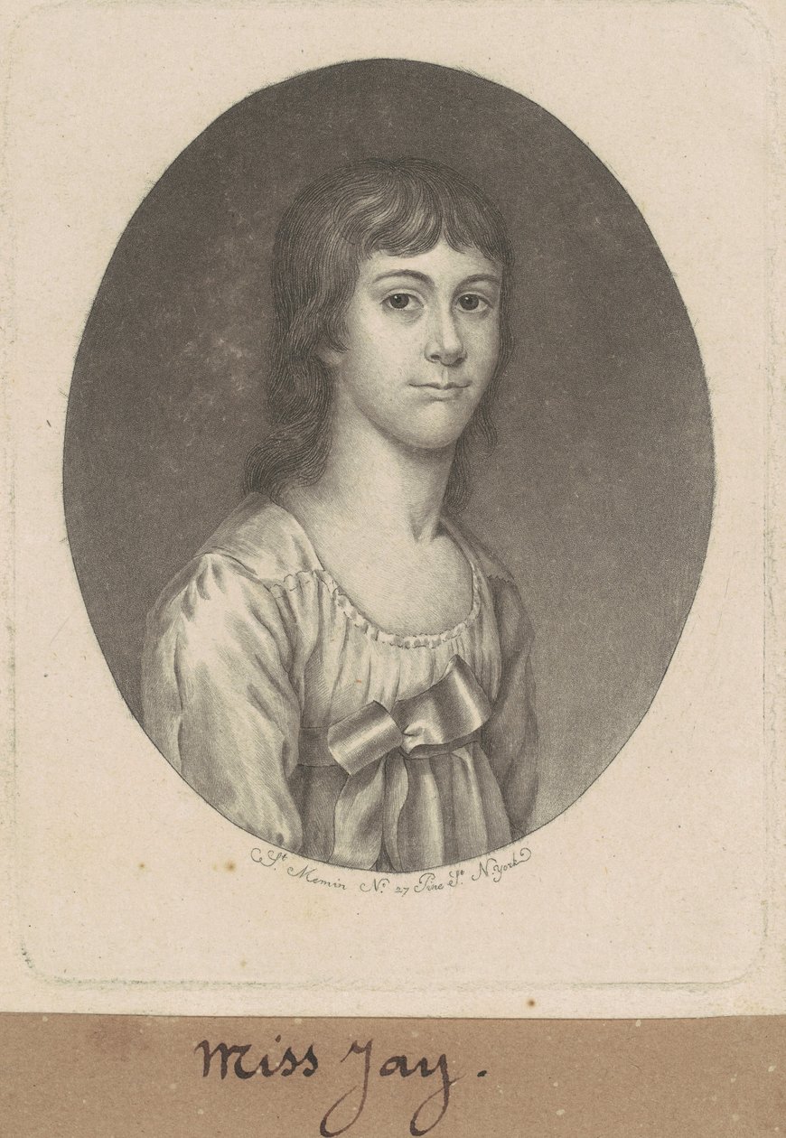 Anne Jay by Charles B. J. Févret de Saint Mémin