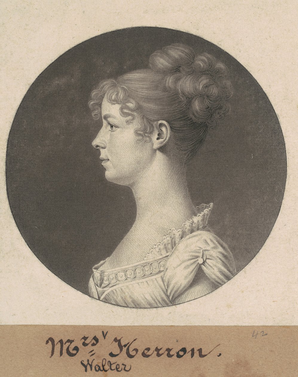 Ann Tüy Balıkçıl by Charles B. J. Févret de Saint Mémin