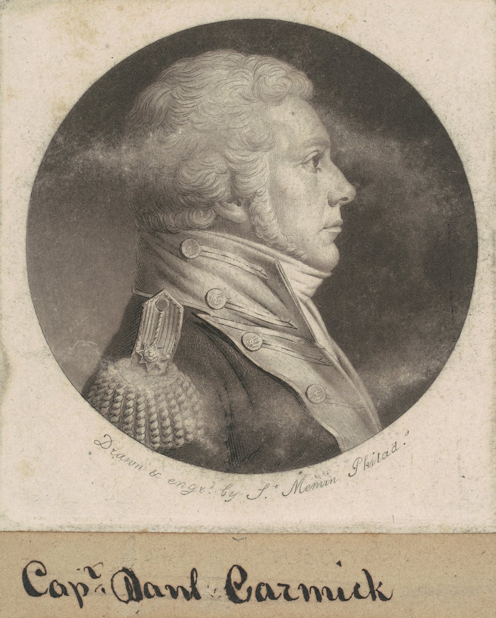 Anne Louis de Tousard by Charles B. J. Févret de Saint Mémin