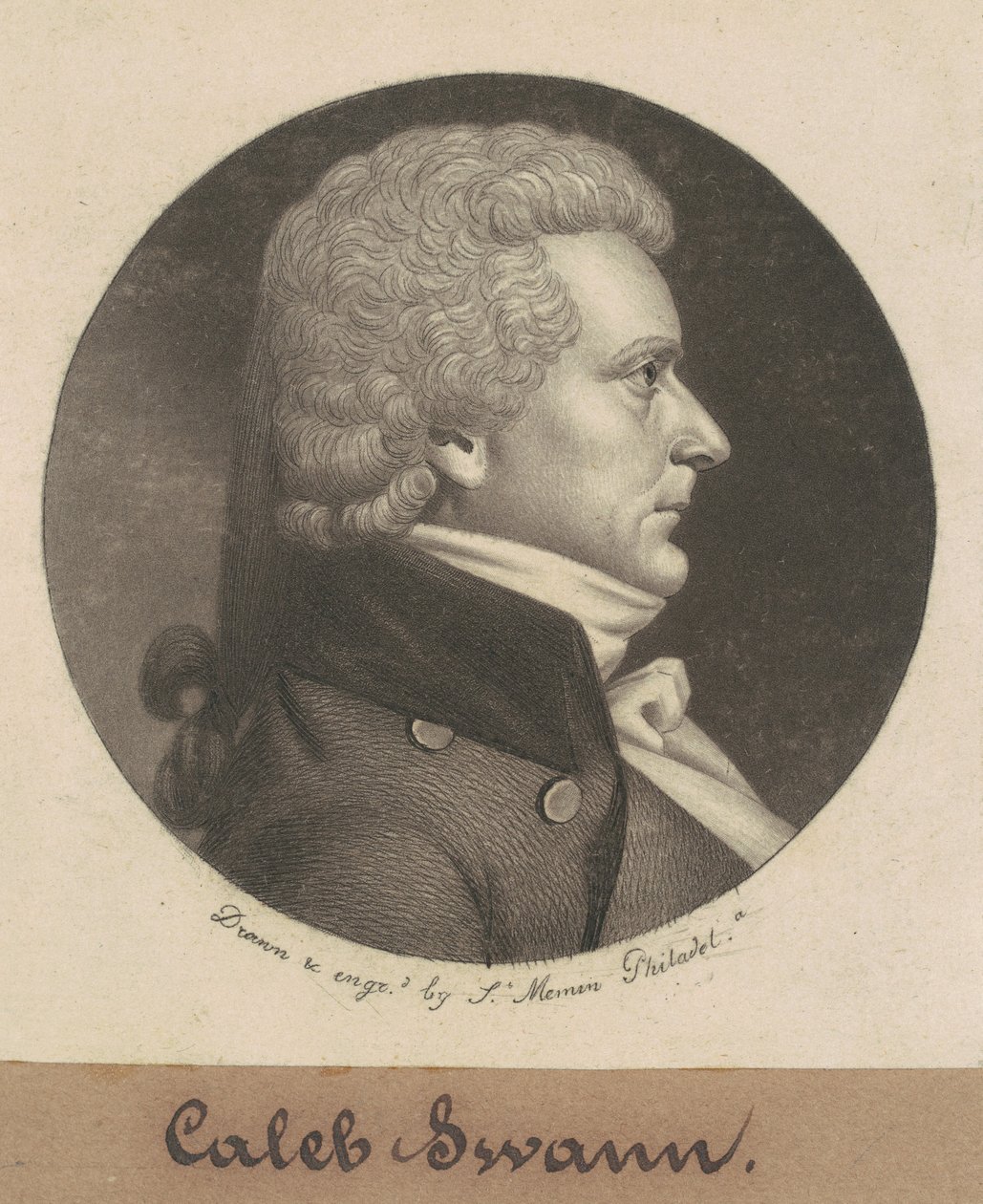 Caleb Kuğu by Charles B. J. Févret de Saint Mémin
