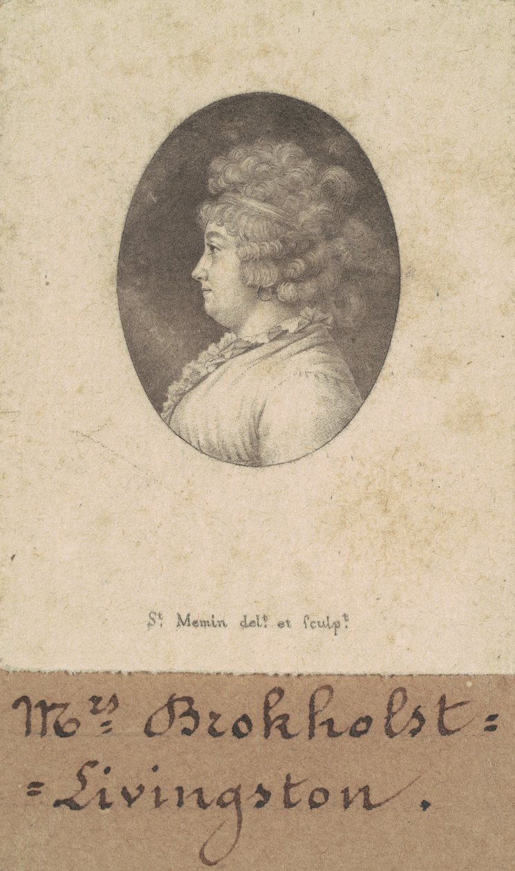 Catherine Keteltas Livingston by Charles B. J. Févret de Saint Mémin