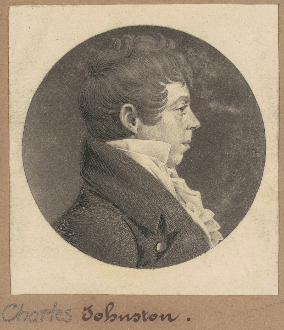 Charles Johnston by Charles B. J. Févret de Saint Mémin