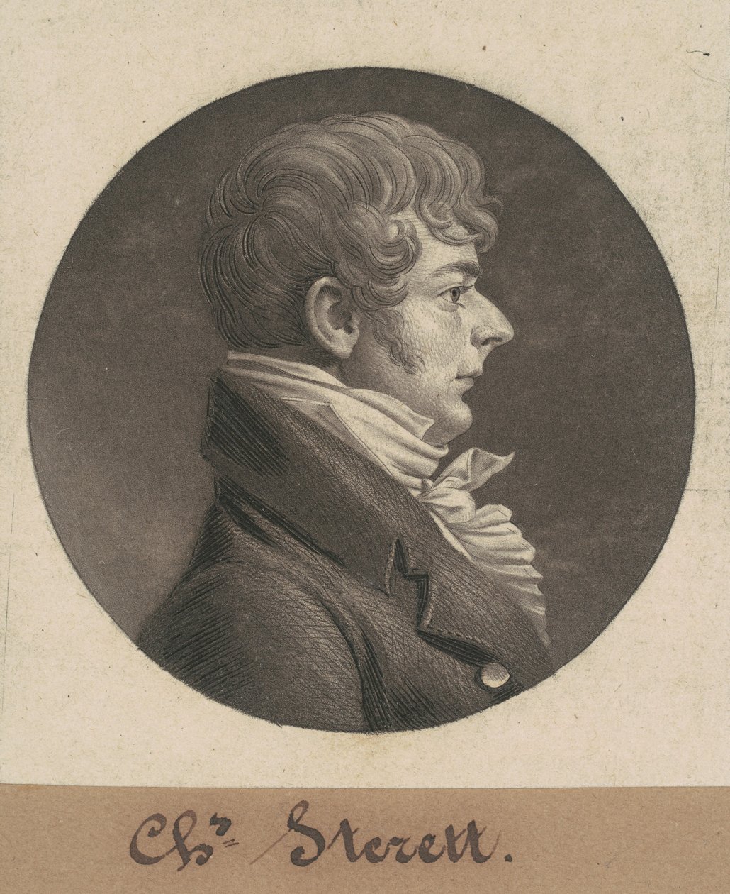 Charles Sterett by Charles B. J. Févret de Saint Mémin