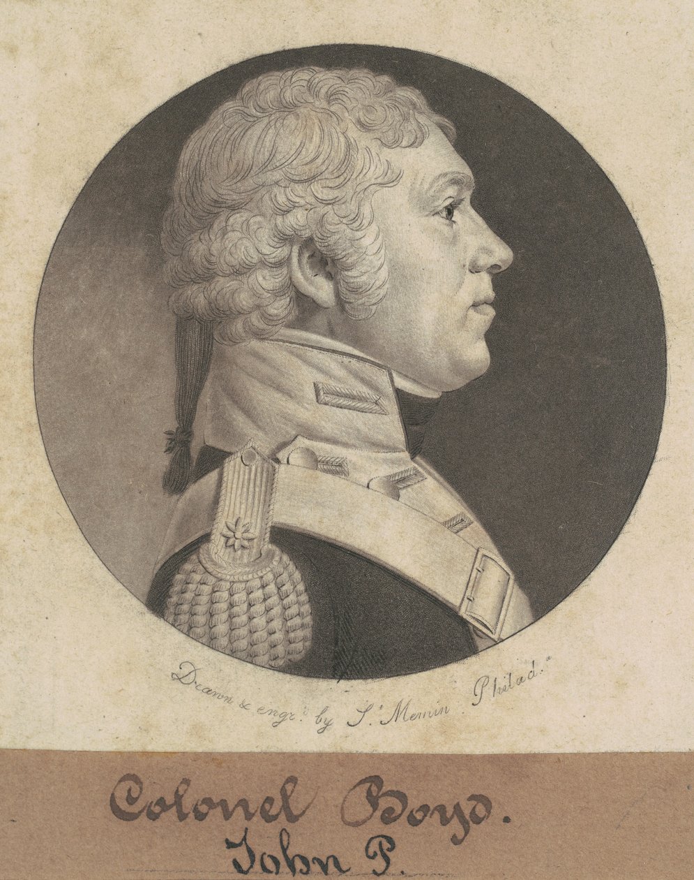 Albay Boyd by Charles B. J. Févret de Saint Mémin