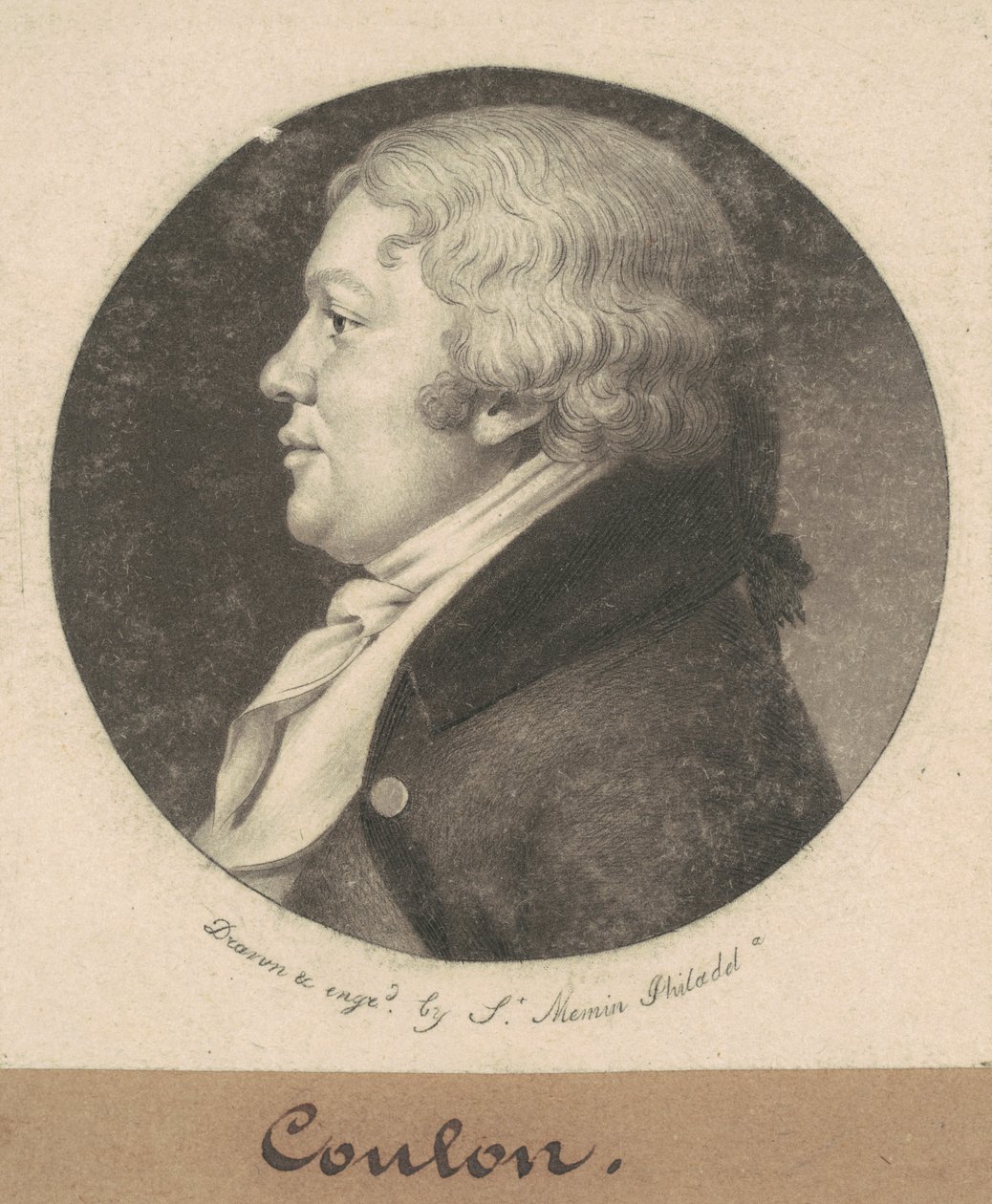 kupon by Charles B. J. Févret de Saint Mémin