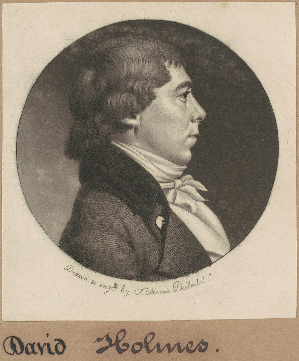 David Holmes by Charles B. J. Févret de Saint Mémin
