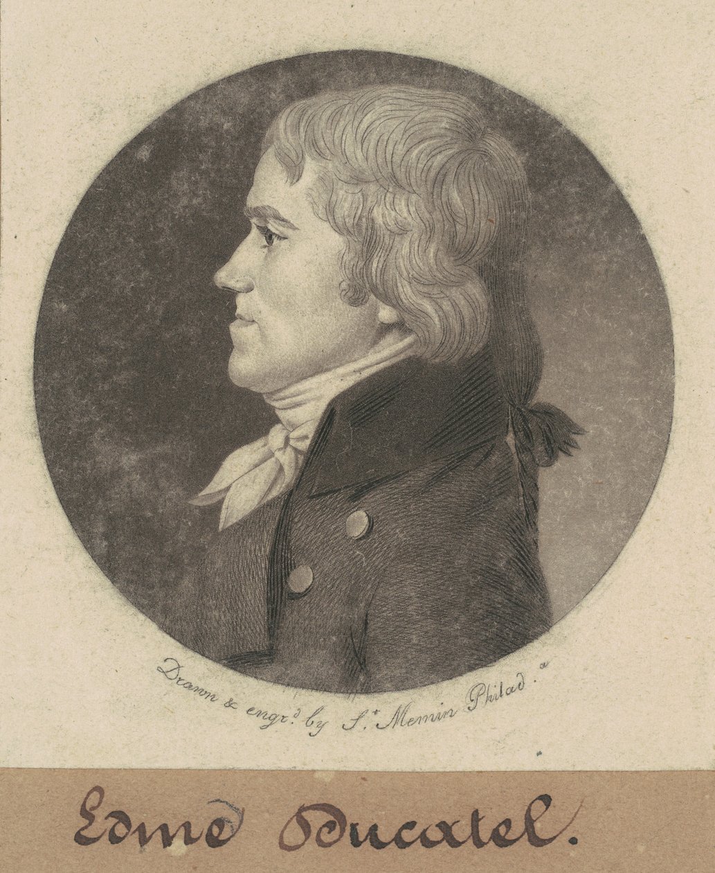 Edme Ducatel by Charles B. J. Févret de Saint Mémin
