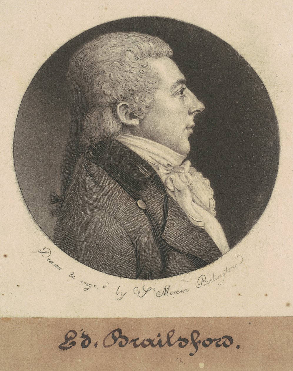 Edward Brailsford by Charles B. J. Févret de Saint Mémin