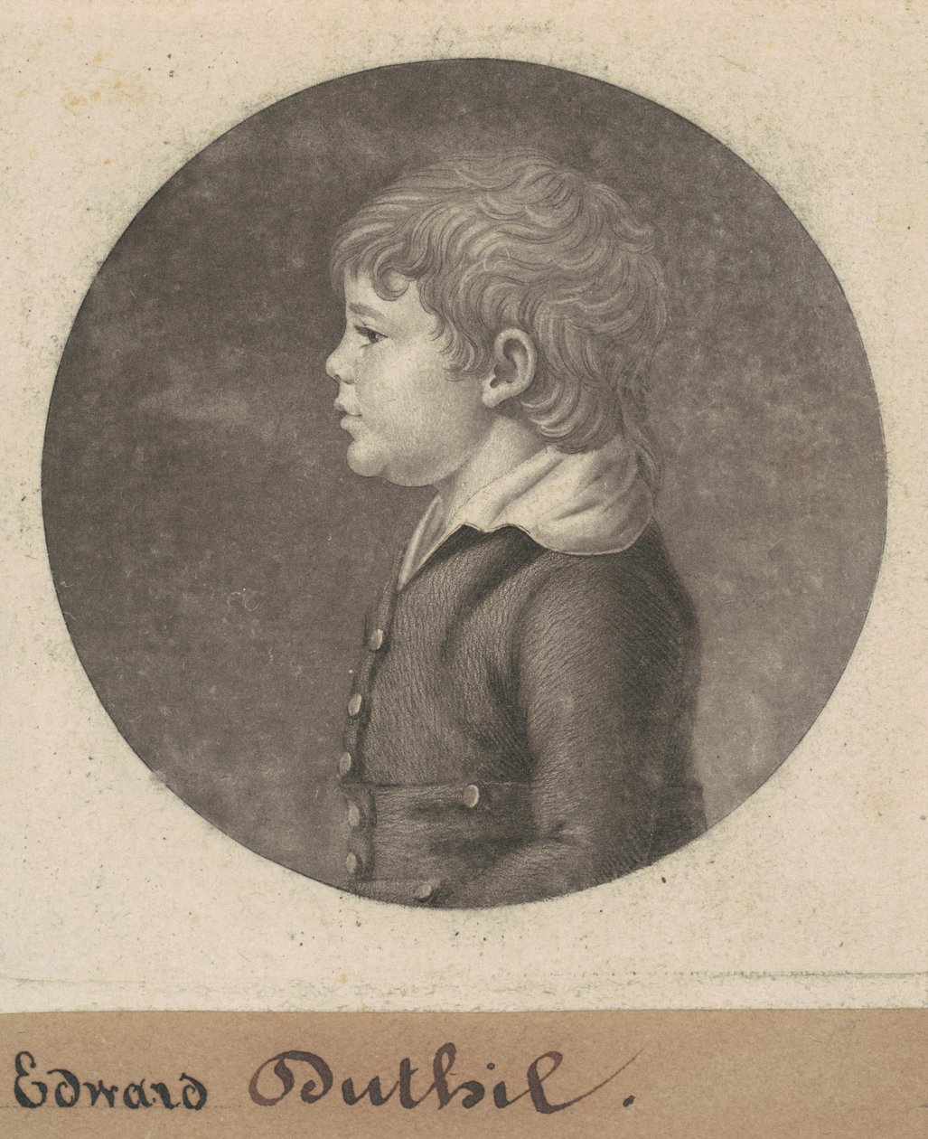 edward dutilh by Charles B. J. Févret de Saint Mémin