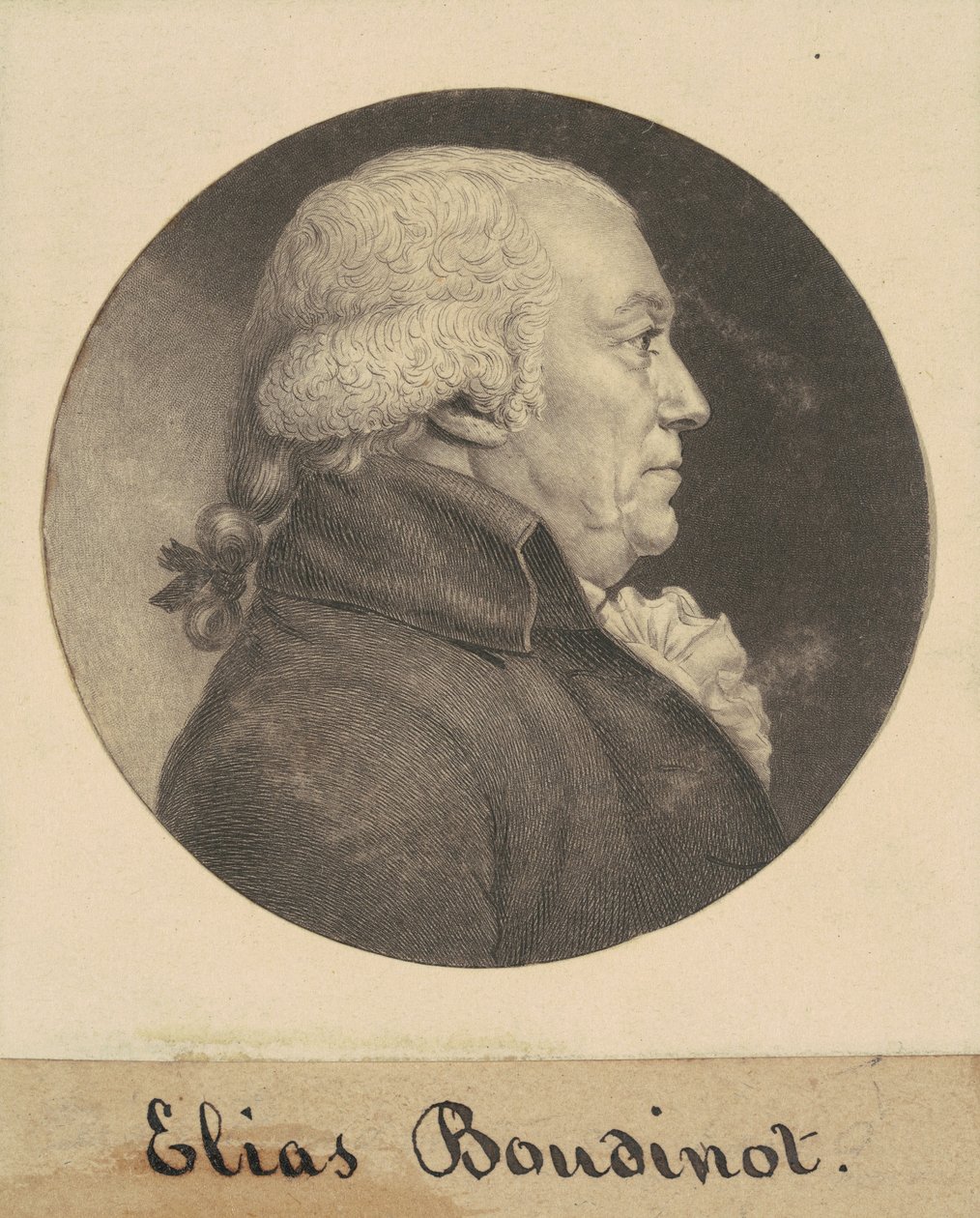Elias Boudinot by Charles B. J. Févret de Saint Mémin