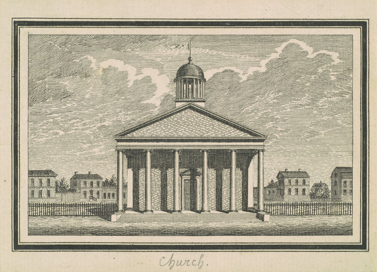 Esperanza, Kilise by Charles B. J. Févret de Saint Mémin