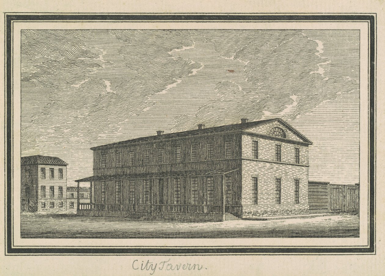 Esperanza, Şehir Tavernası by Charles B. J. Févret de Saint Mémin