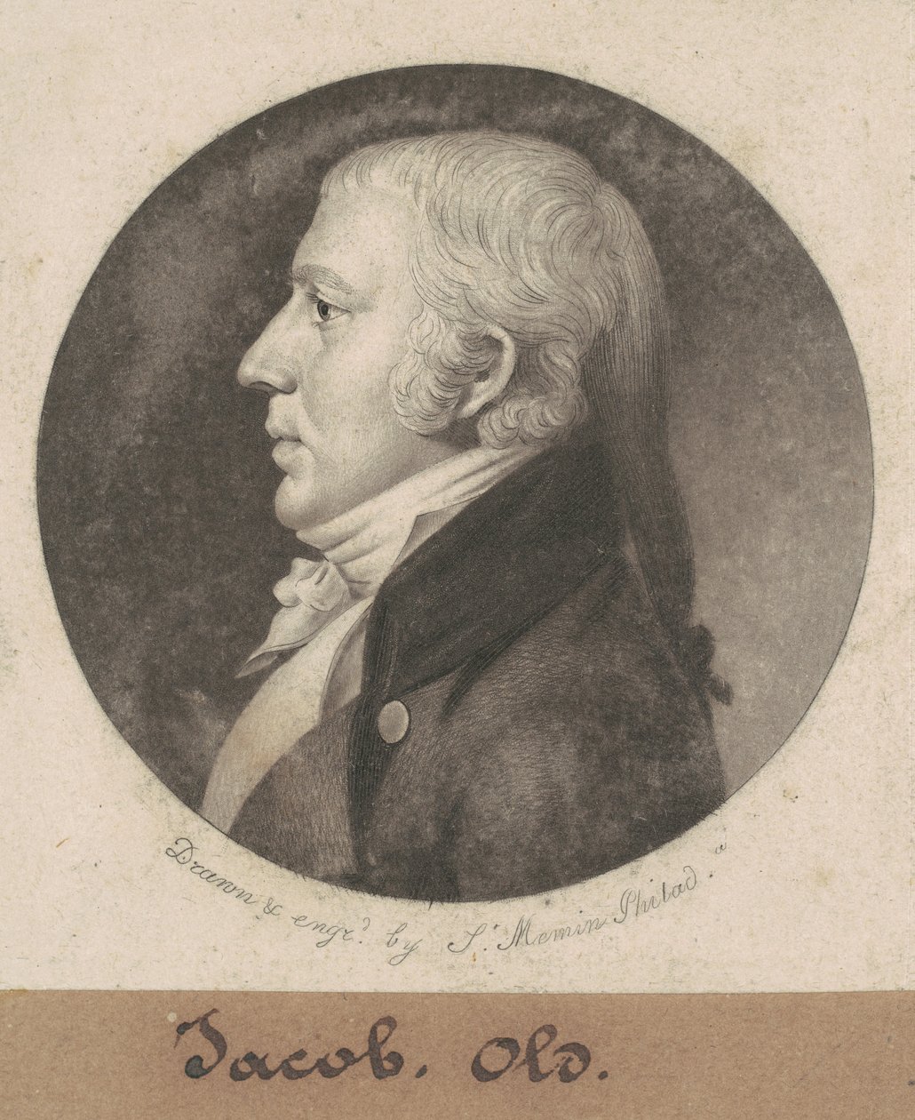 Evan William Thomas by Charles B. J. Févret de Saint Mémin